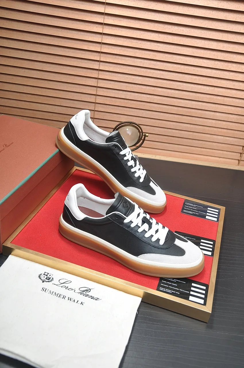 Men's men's shoes 💰540💶【𝐥𝐨𝐫𝐨 𝐏𝐢𝐚𝐧𝐚】lp classic loafers, an Italian treasure brand, the only brand that can match Hermès! Only after wearing it do we realize that we cannot let down our feet. The upper is imported cashmere, the lining of water-dyed cowhide ➕ the cowhide feet, the official original glass rubber outsole, and the pendant. Exclusive original packaging (tag ➕ brand paper ➕ outer box ➕ hand bag) code number: 38-45